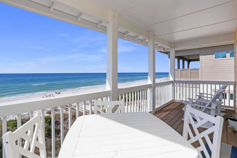 Dining with a View on Main Floor Deck