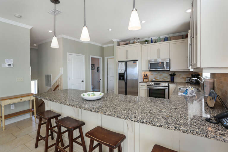 Kitchen with Bar Seating