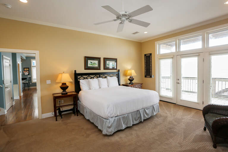 Bedroom 1 - Main Floor Gulf Front Master Bedroom
