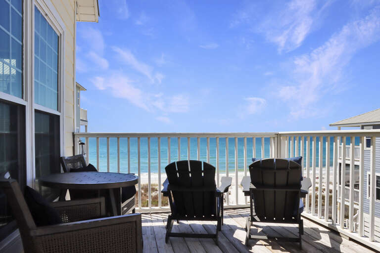 Beach View Deck - Second Floor
