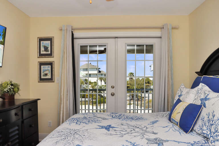 Bedroom 1 - View onto Deck