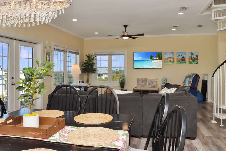 Dining Area and Living Room