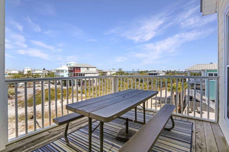 Dining on Living Room Deck