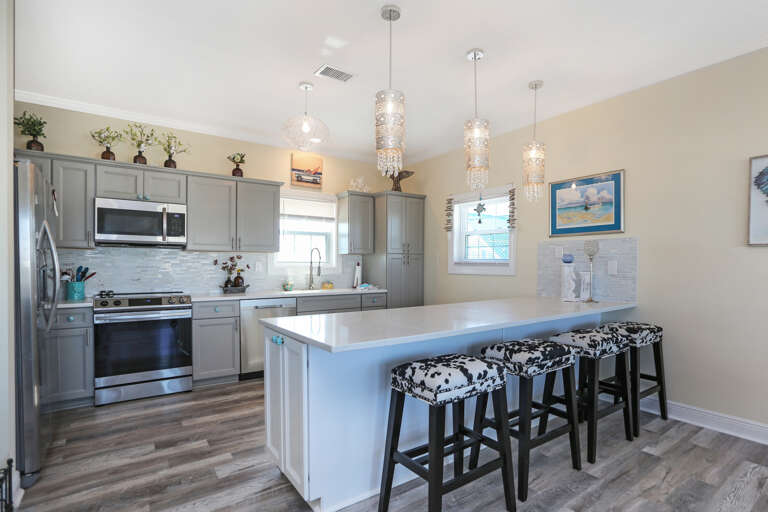 Kitchen with Bar Seating