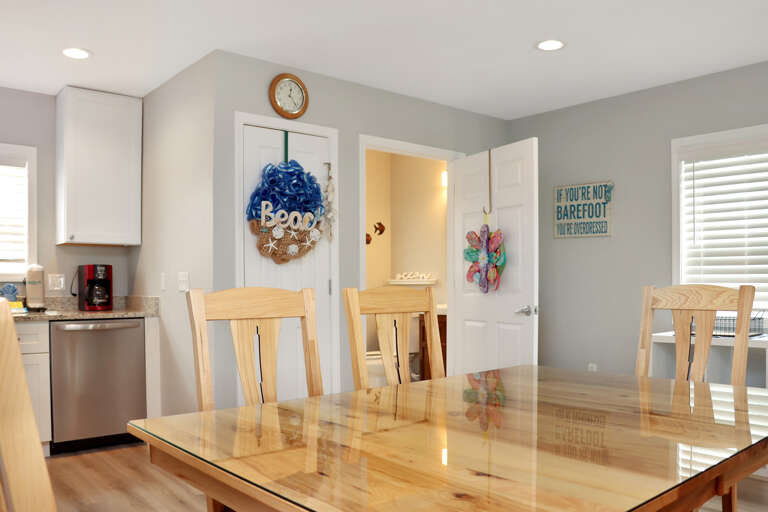 Dining Area, Kitchen and Full Bath