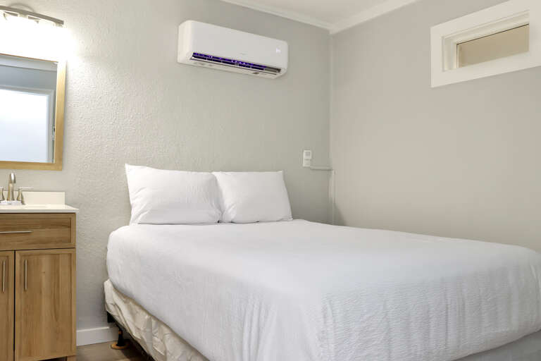 Ground Floor Bedroom Accessed through Garage