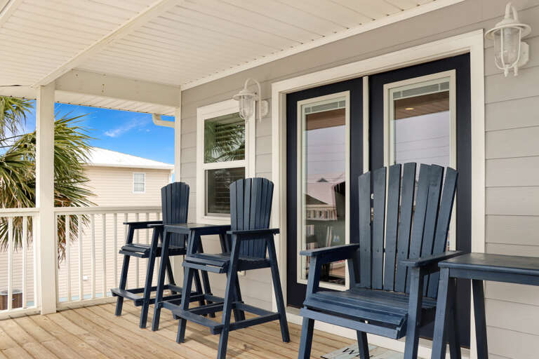 Furnished Deck off of Bedroom 3