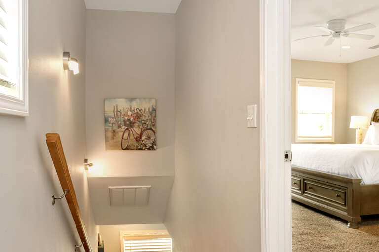 Stairs from Top level to Main Level