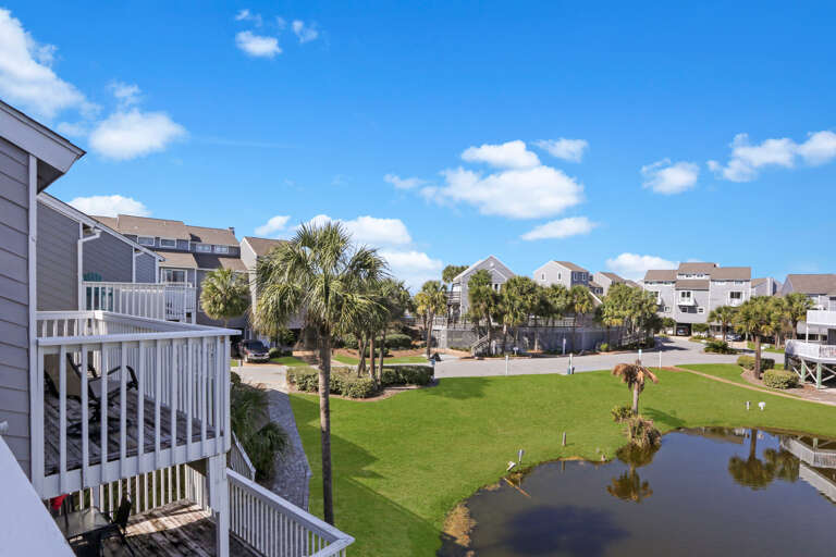 Bedroom 2 - Deck View of Gulf Front Clubhouse & Pool