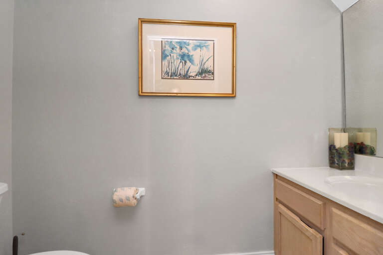 Half Bathroom in Living Area