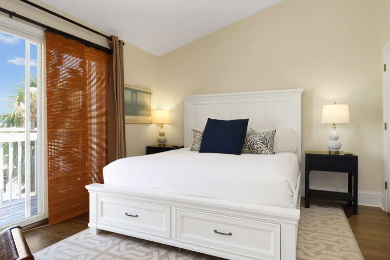 Bedroom 1 - Master Bedroom with Small Deck