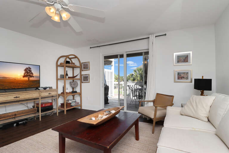 Living Room View onto Deck