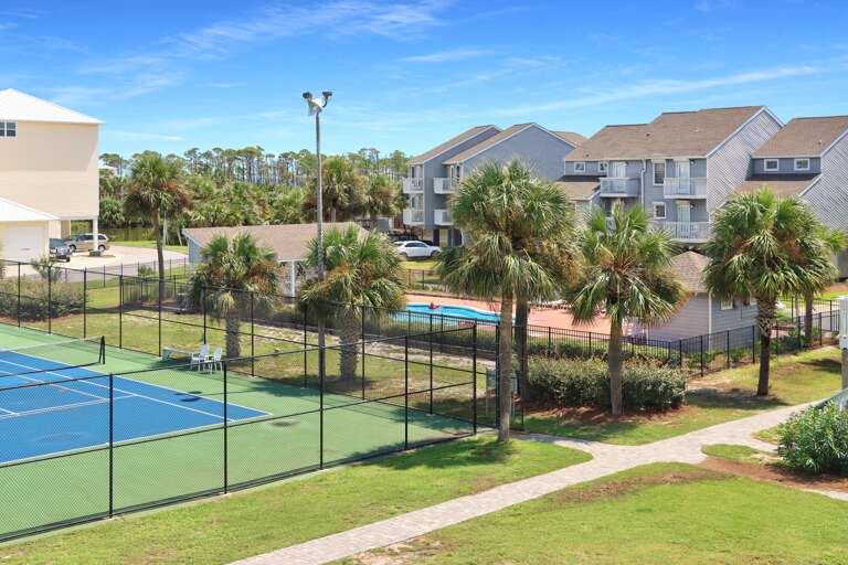 View of Community Pool from Master Bedroom