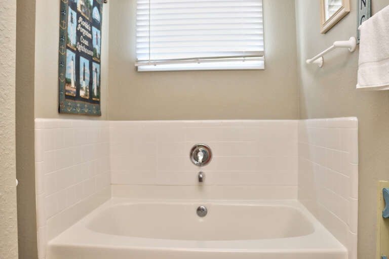 Bedroom 2 - Master Bath Tub
