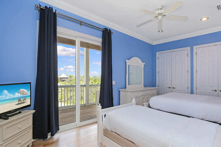 Bedroom 1 view onto Deck