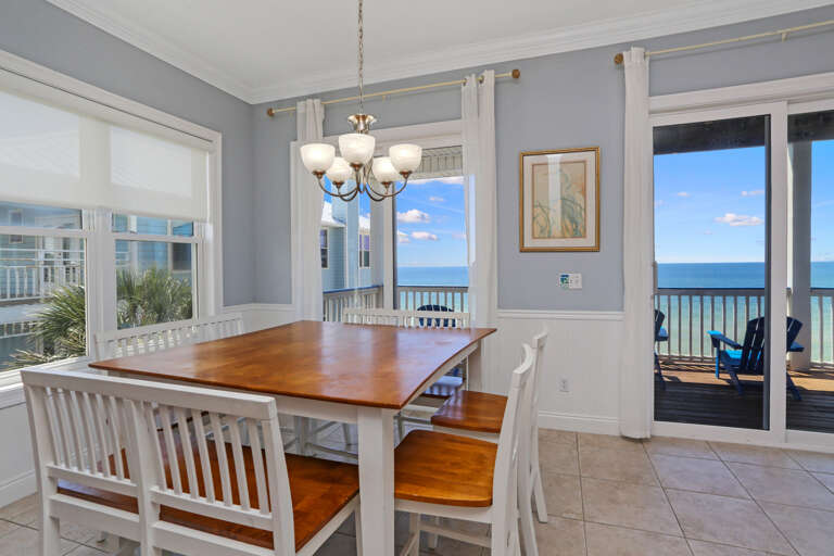 Gulf Front Dining View