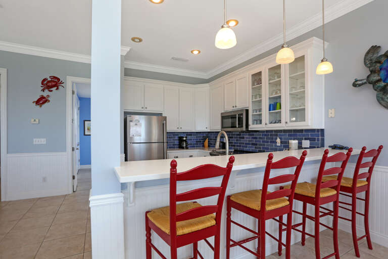 Kitchen with Bar Seating