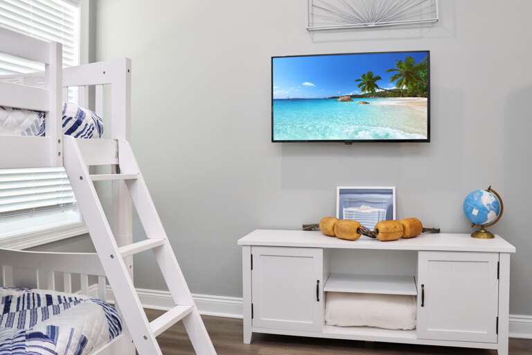 Bedroom 1 with TV