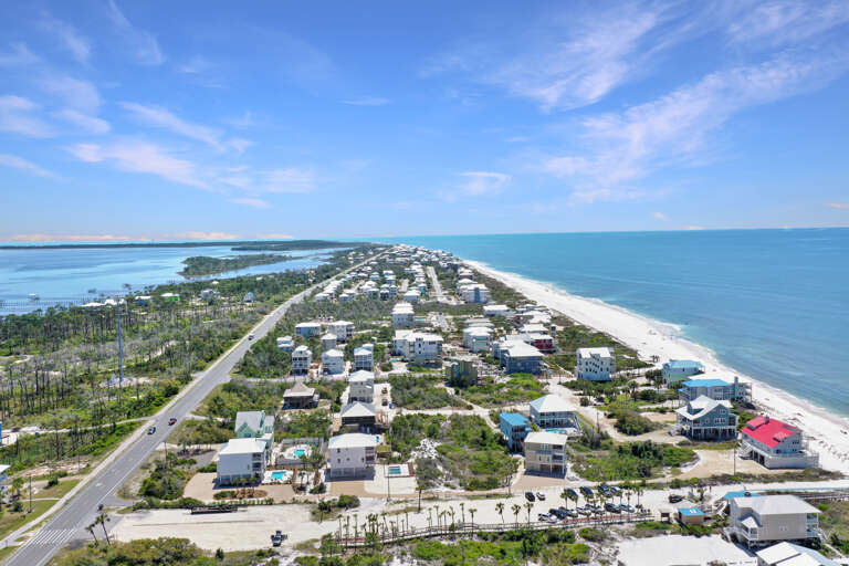 Aerial View of the Cape to the South