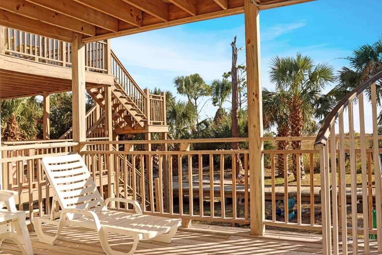 Bedroom 1 - Beachfront Deck on Ground Floor