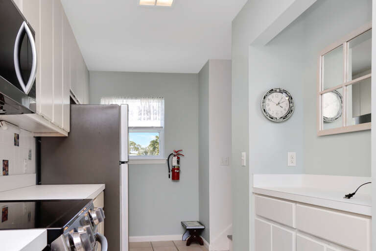 Kitchen and Stairway to Top Floor