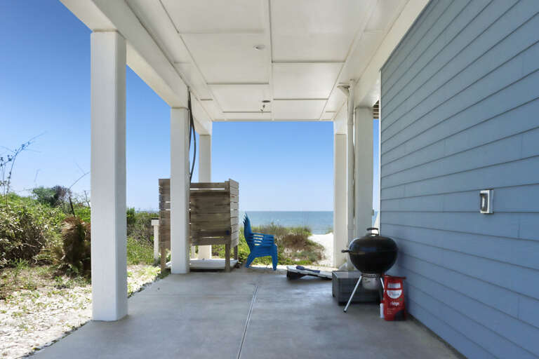 Covered Area Under House