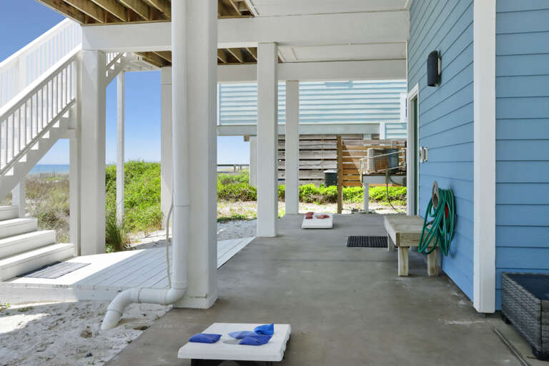 Corn Hole Under House
