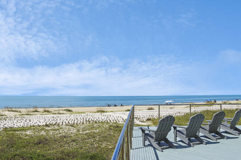 Beautiful View from Beach Front Deck