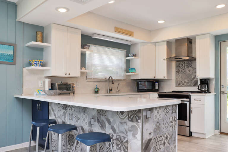 Kitchen with Bar Seating