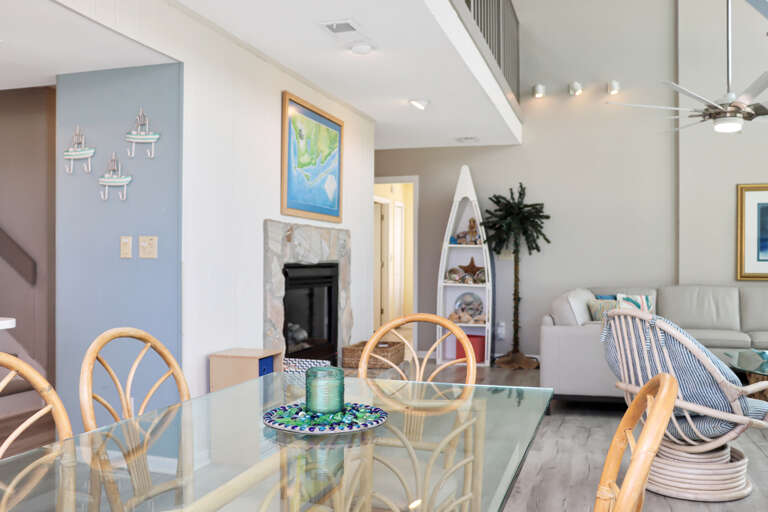 Dining Area and Living Room
