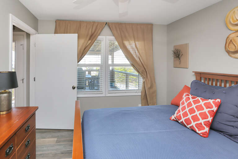 Bedroom 1 - View onto Deck