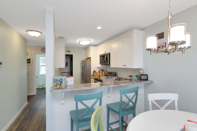 Kitchen with Bar Seating Kitchen with Bar Seating