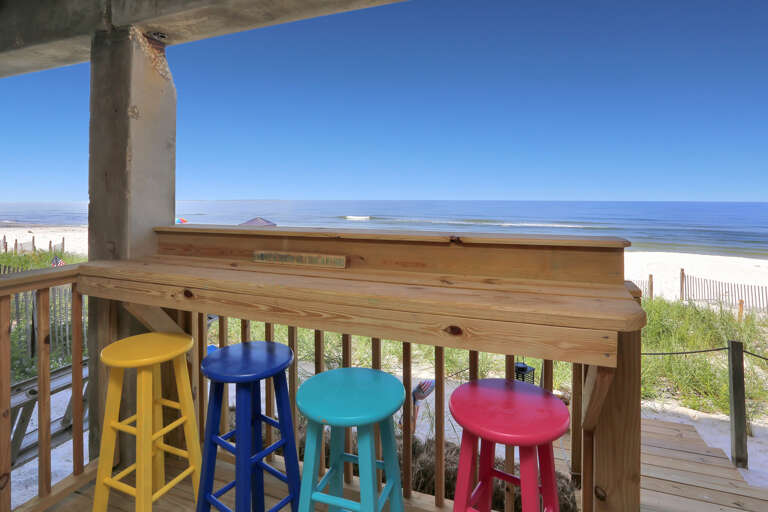 Under House - Bar Top Seating