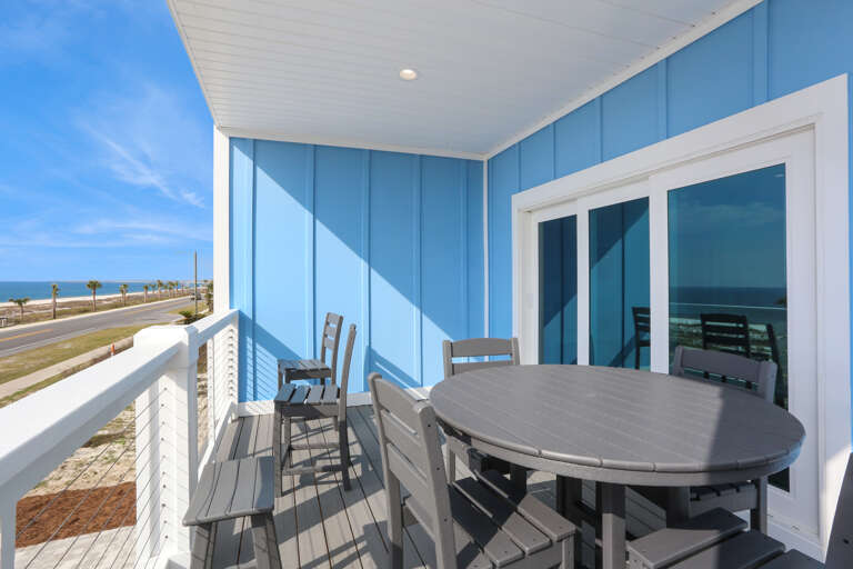 Dining on Main Floor Deck