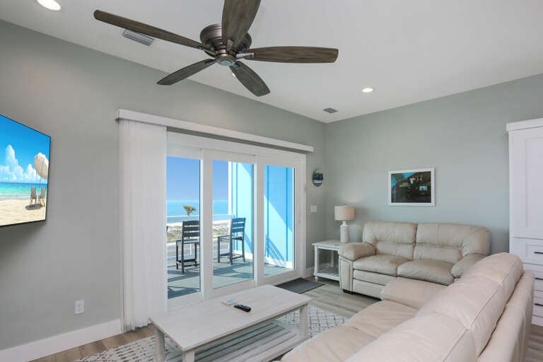 Living Room View onto Deck