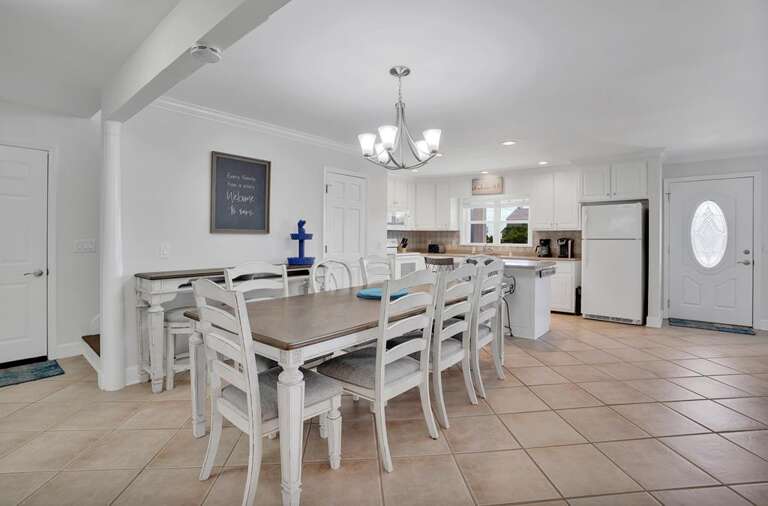 MAIN FLOOR -DINING SPACE & KITCHEN SPACE