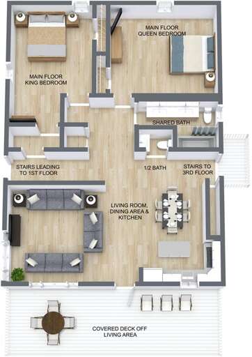 A SHORE THING FLOOR PLAN- 2ND FLOOR