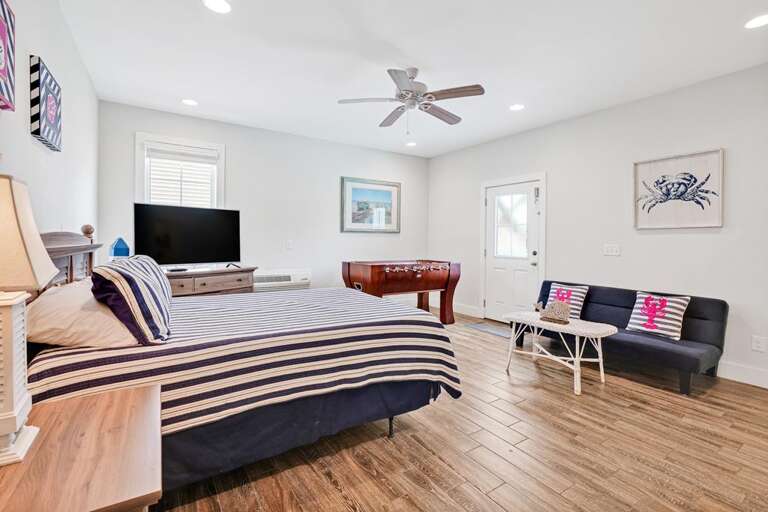 1ST FLOOR BEDROOM WITH FOOSBALL