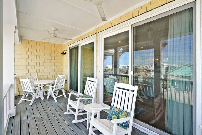 COVERED DECK OFF LIVING AREA
