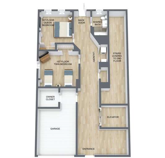 FLOOR PLAN- 1ST FLOOR