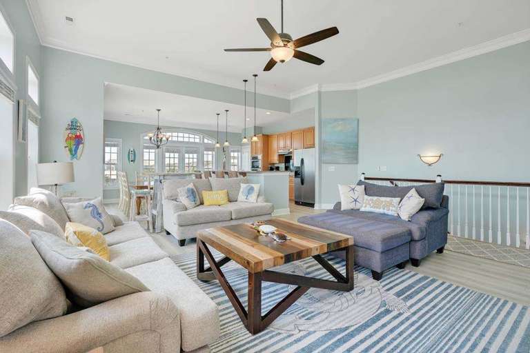 LIVING SPACE WITH PLENTY OF SEATING