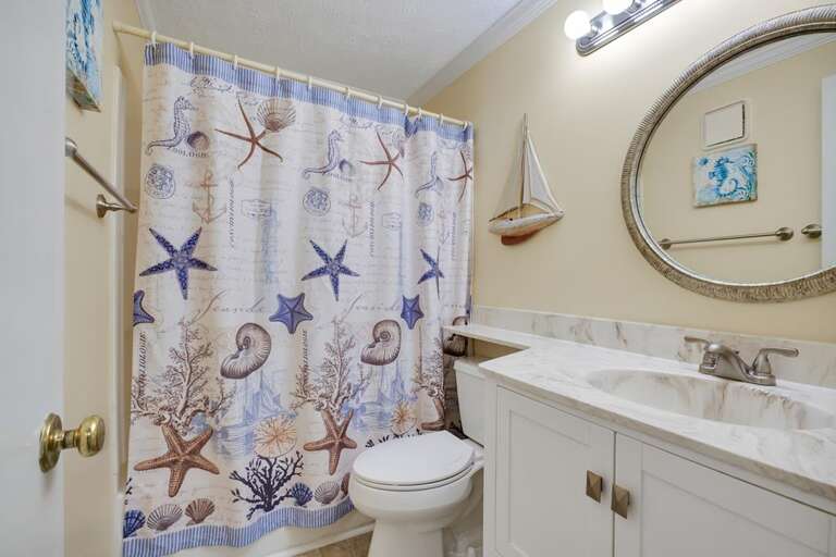 UPDATED BATH WITH TUB & SHOWER COMBO