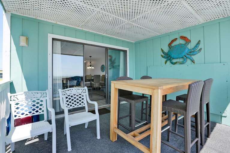 ANOTHER VIEW OF DECK OFF LIVING SPACE