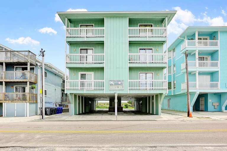 STREETSIDE VIEW OF COMPLEX