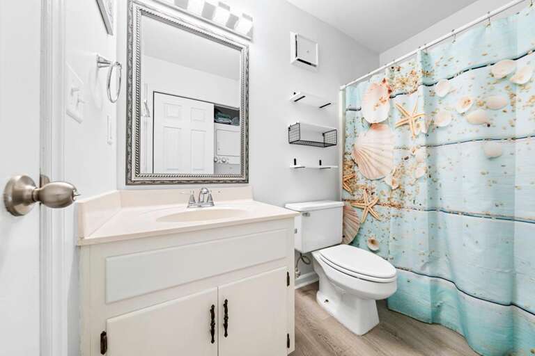 MAIN BATH WITH TUB AND SHOWER COMBO