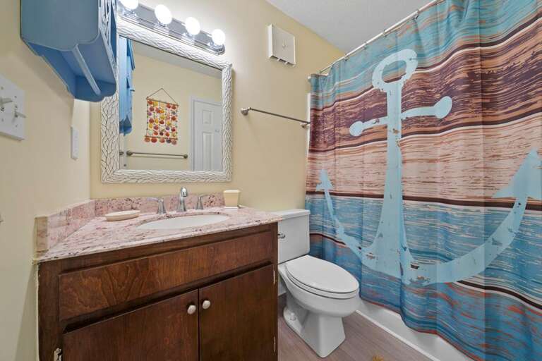 HALL BATHROOM TUB SHOWER COMBO