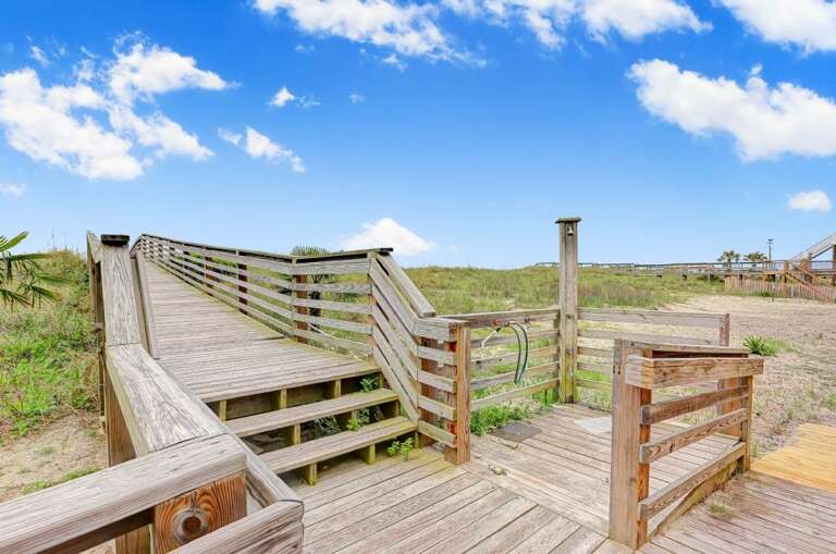 NEW LARGER WALKWAY TO BEACH