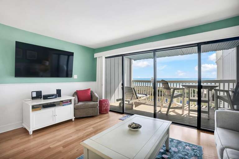 LIVING AREA WITH OCEANFRONT VIEW