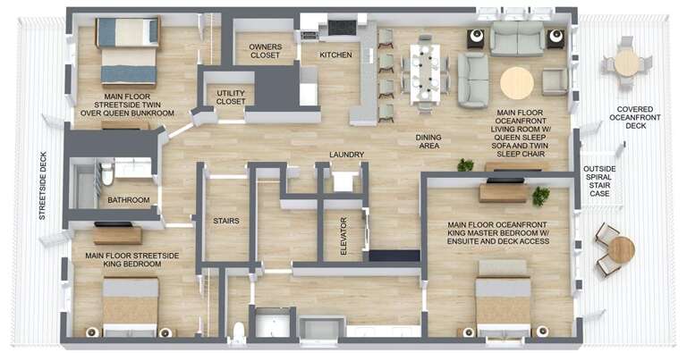 FLOORPLAN- TRANQUILITY PENTHOUSE MAIN FLOOR FLOORPLAN- TRANQUILITY PENTHOUSE MAIN FLOOR