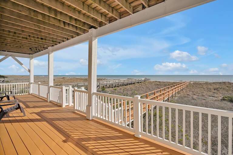 BALCONY OFF OF 1ST FLOOR OCEANFRONT PRIMARY'S 